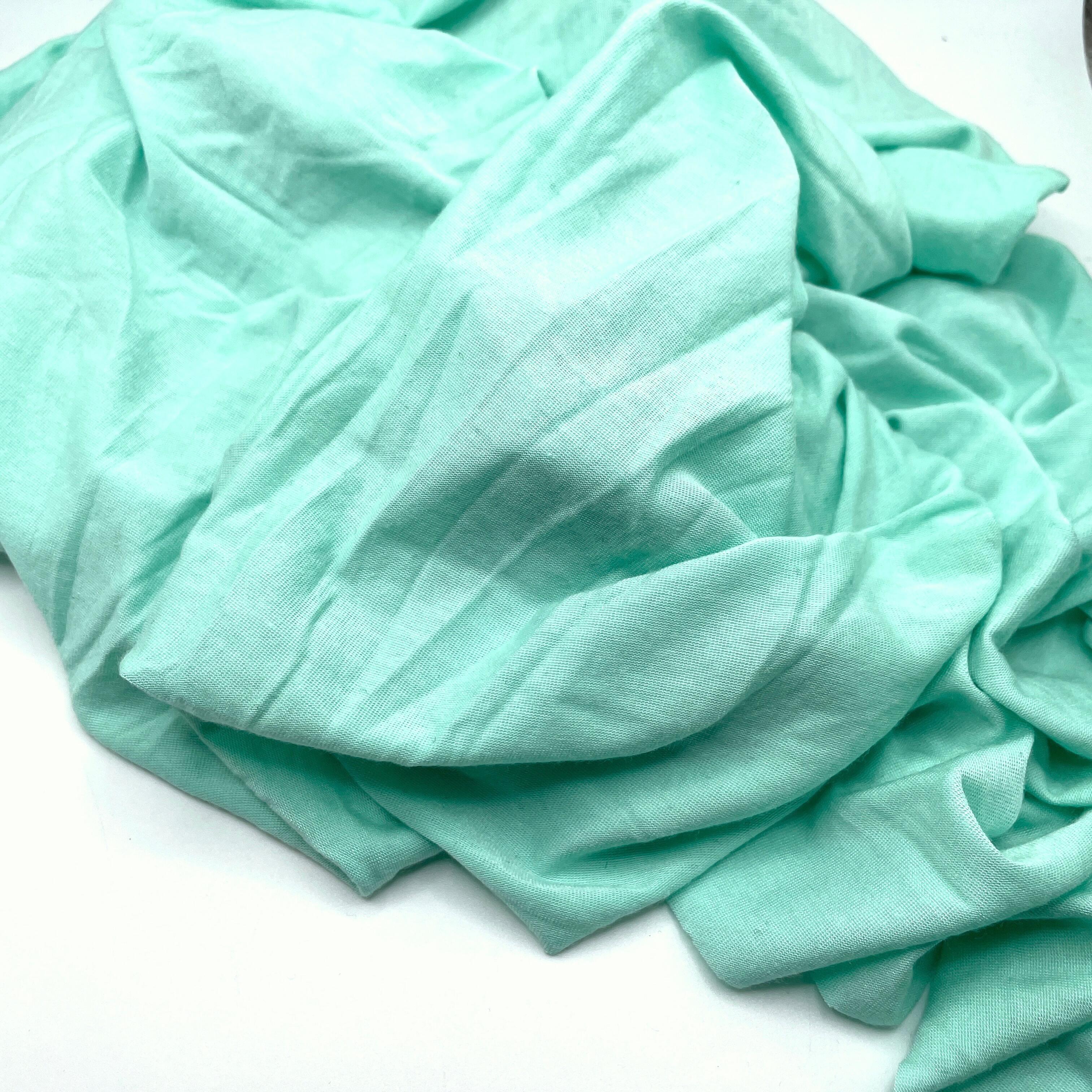 Pastel GREEN (mint) - Stretch Fabric - Knicker/lingerie - Micro Modal  140gsm - cotton jersey, per piece