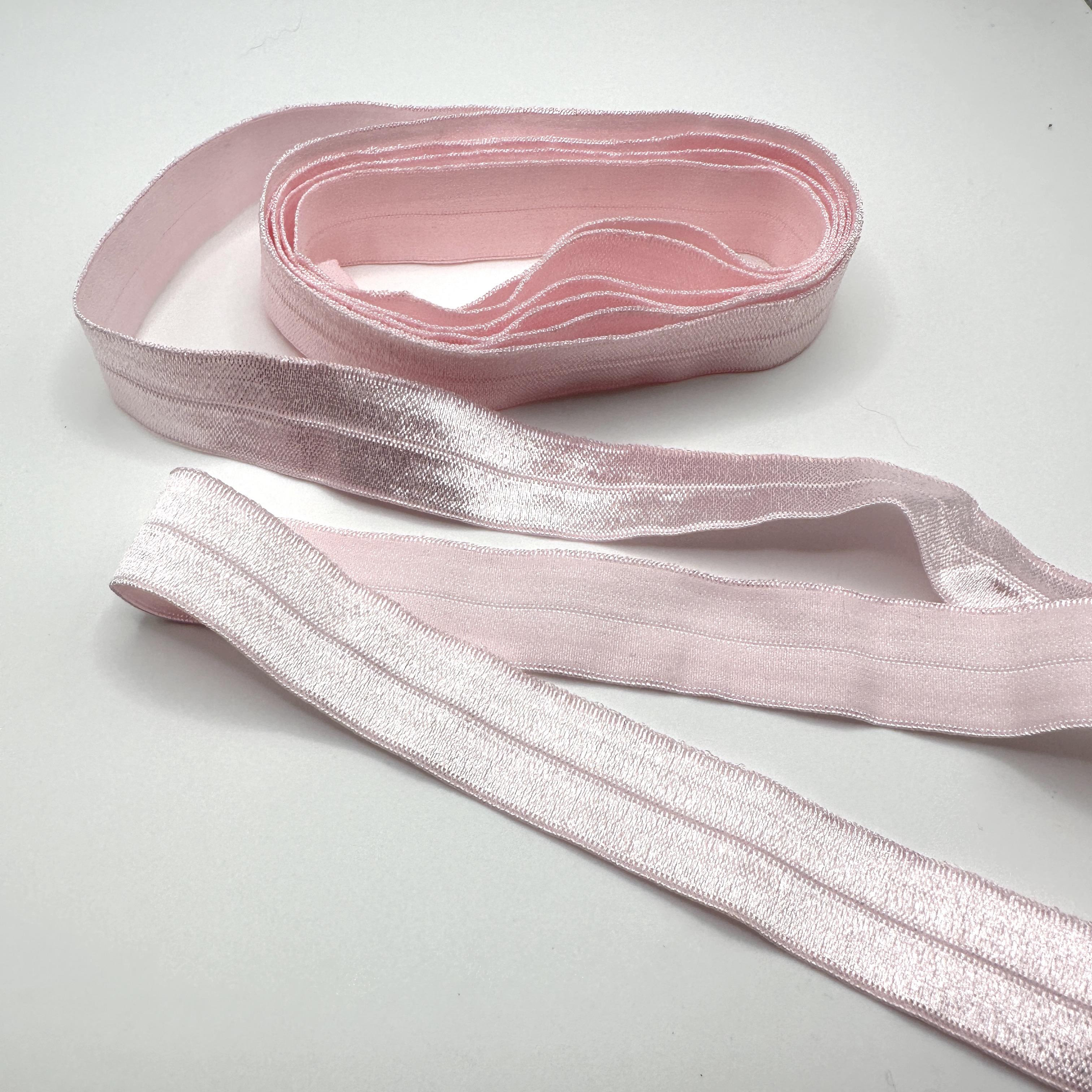 Love Pink - FOE - Fold Over Elastic
