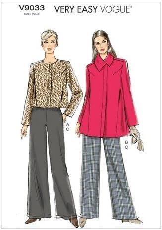 Vogue Pattern: V9302 Misses' Trousers – WeaverDee.com