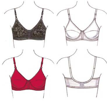 Kwik Sew Seamed Cup Bra Pattern K3594 Misses' Sizes XS - XL/32 AA - 40 DDD