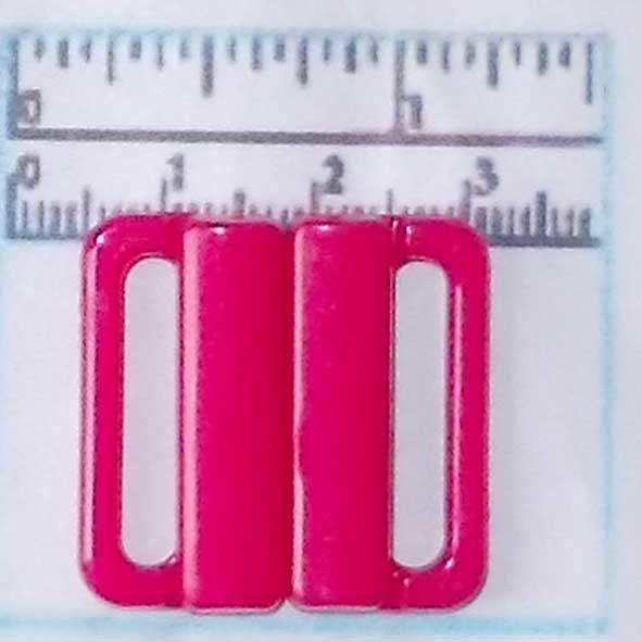 Bra/Suspender Fittings - Round Profile - 33mm SILVER Colour Metal  HOOK/Fastener, each