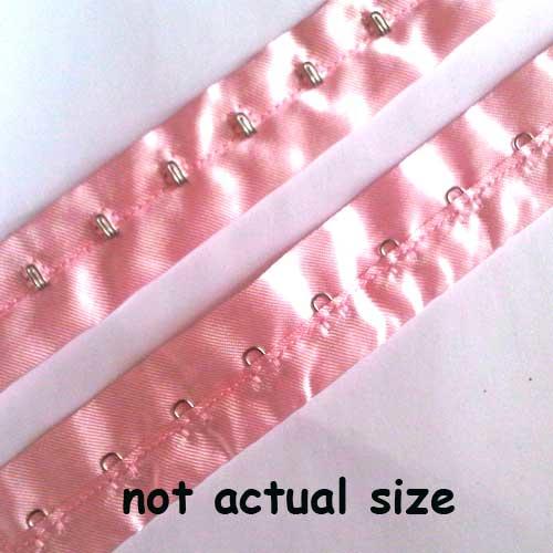 Cotton And Stainless Steel 57mm Pink Eye Tape Bra Hook, 90x50 mm at Rs  7/piece in Surat
