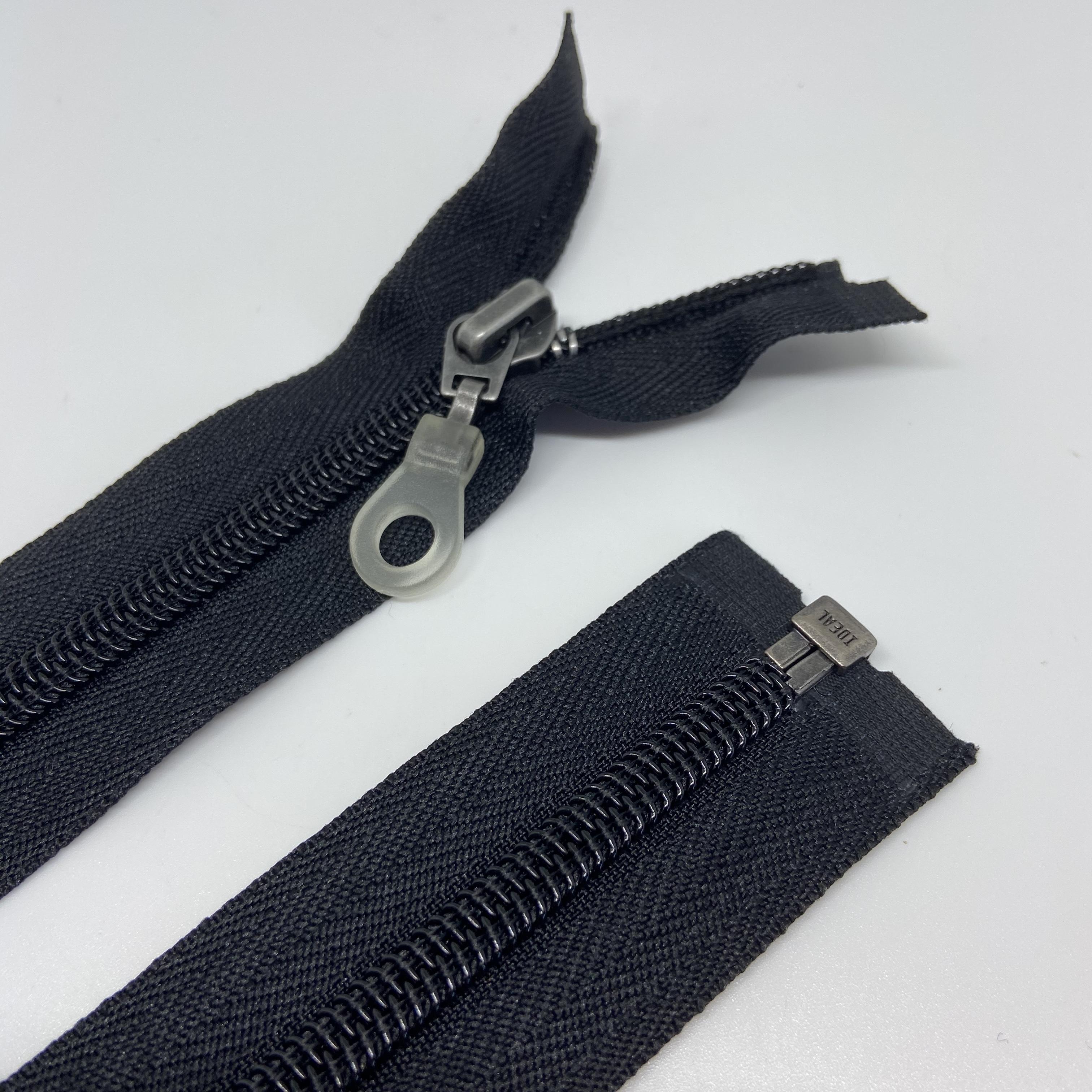 Black/Navy Chunky No.5  Zip/Zipper Open End FREE P&P 