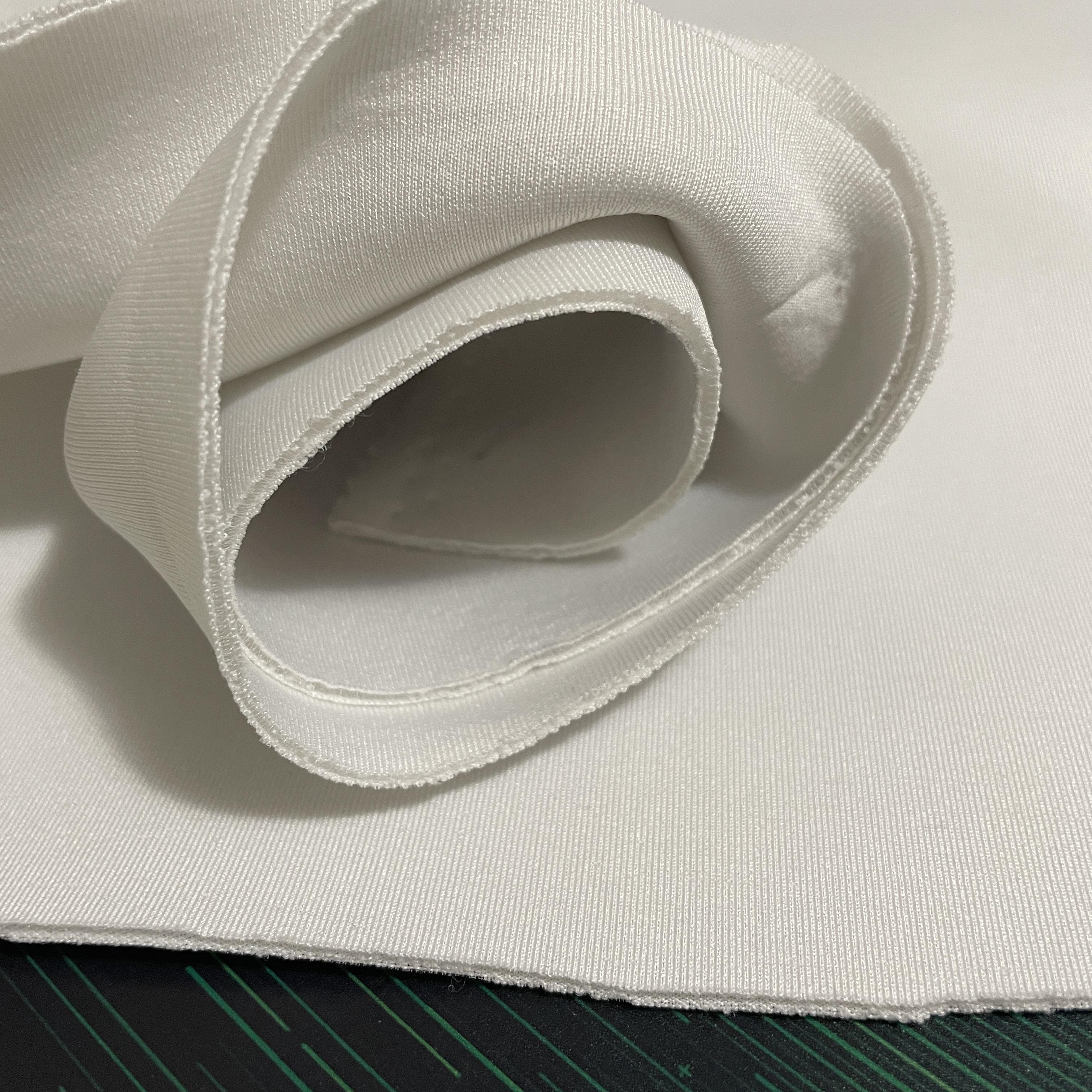 Bra Foam Padding Fabric 295gsm - GREIGE (undyed grey white - 1.5mm - Cut &  Sew - Poly Spandex - 75cm x 50cm, per piece