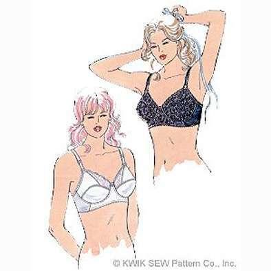 Women's Underwire Bra & Panties Sewing Pattern (Sizes 32A-42DD