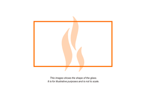 Stovax - Stockton 4 (Rectangle) | Replacement High Definition Stove Glass |  Stove Industry Supplies