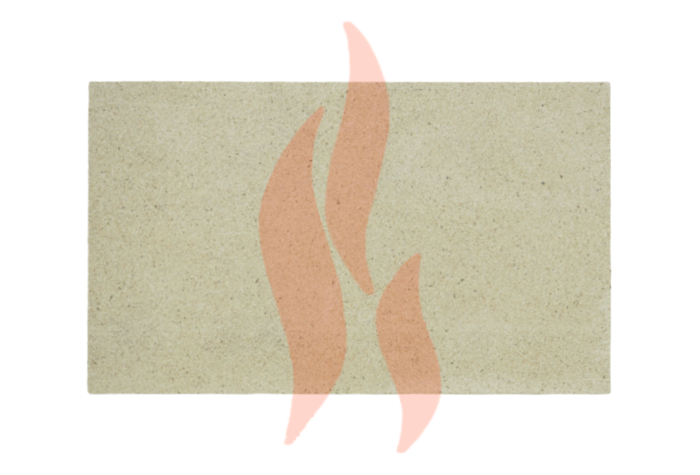 A Back Replacement Vermiculite Fire Brick suitable for Aarrow Ecoburn 5 stoves.