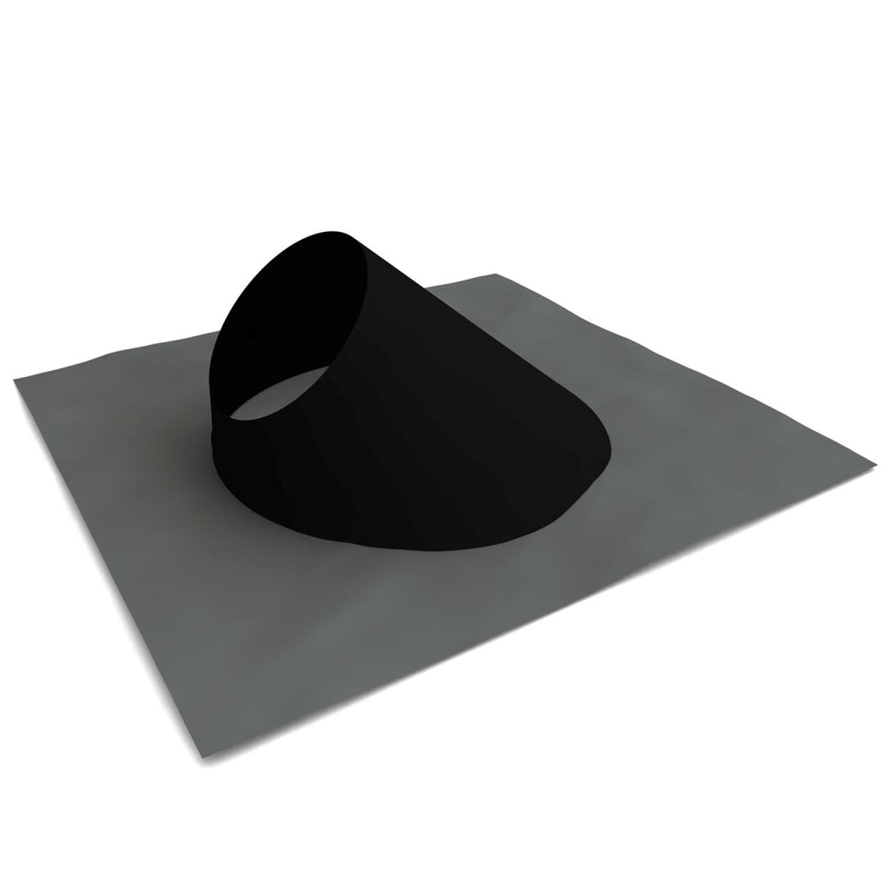 Black 05 Degree Lead Flashing suitable for 130mm (5") & 150mm (6