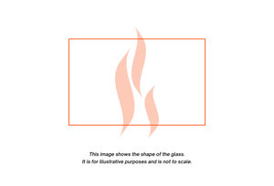 Woodwarm - Fireview 6 Kw (Small) (Rectangle) | Replacement High Definition  Stove Glass | Stove Indus