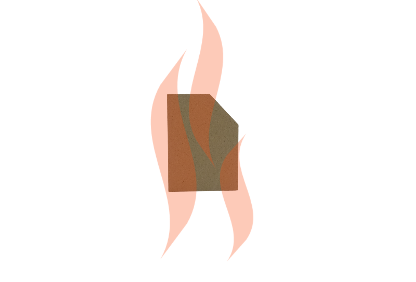 'Firefox 8' - Side Vermiculite Fire Brick