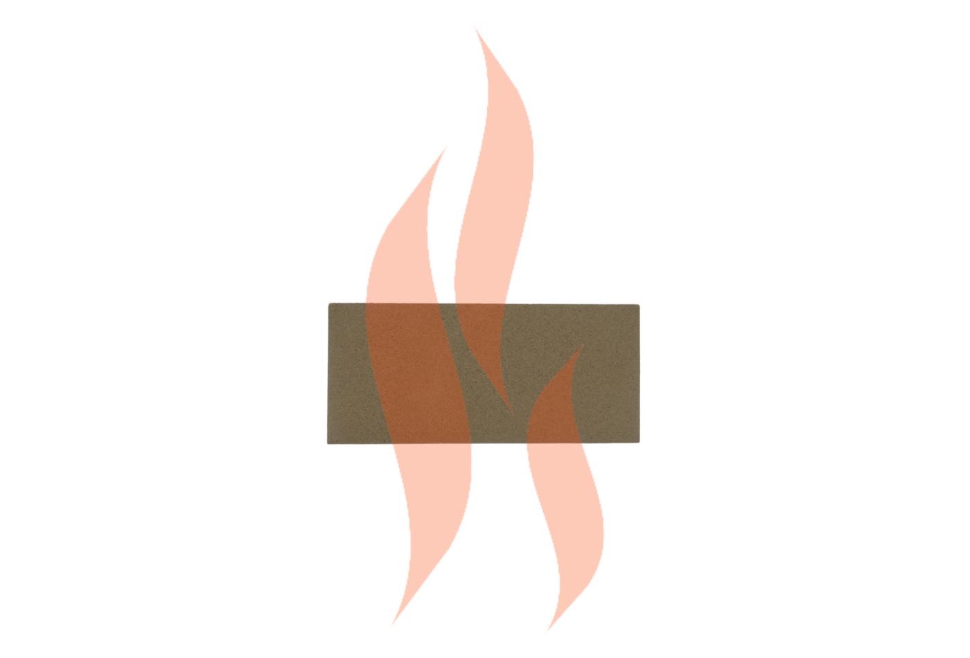 Woodwarm Fireview12kW - Back Vermiculite Fire Brick | Replacement Stove  Parts