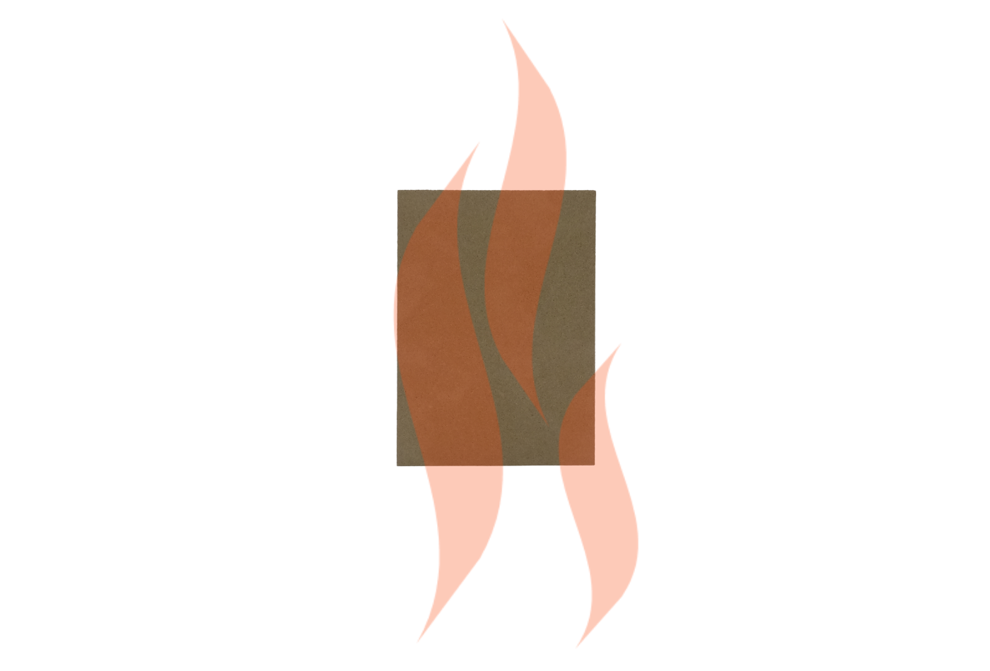 'Firebelly Firepod' - Back Vermiculite Fire Brick