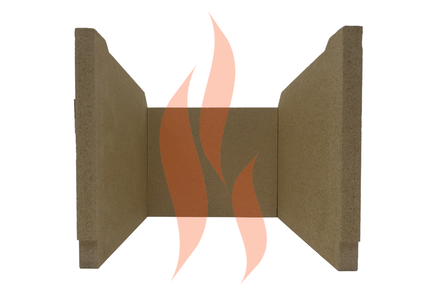 'Town & Country Rosedale Inset' Vermiculite Fire Brick Set