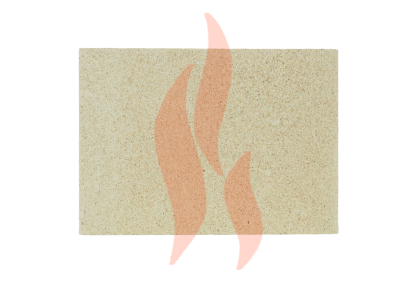 A Side Replacement Vermiculite Fire Brick suitable for Aarrow Ecoburn 9 stoves.