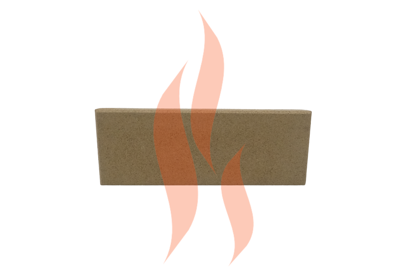 Vermiculite firebrick 230mm x 114mm x 25mm replacement Woodburner Villager stove 
