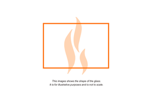 Charnwood - Country 14B (Rectangle) | Replacement High Definition Stove  Glass | Stove Industry Suppl