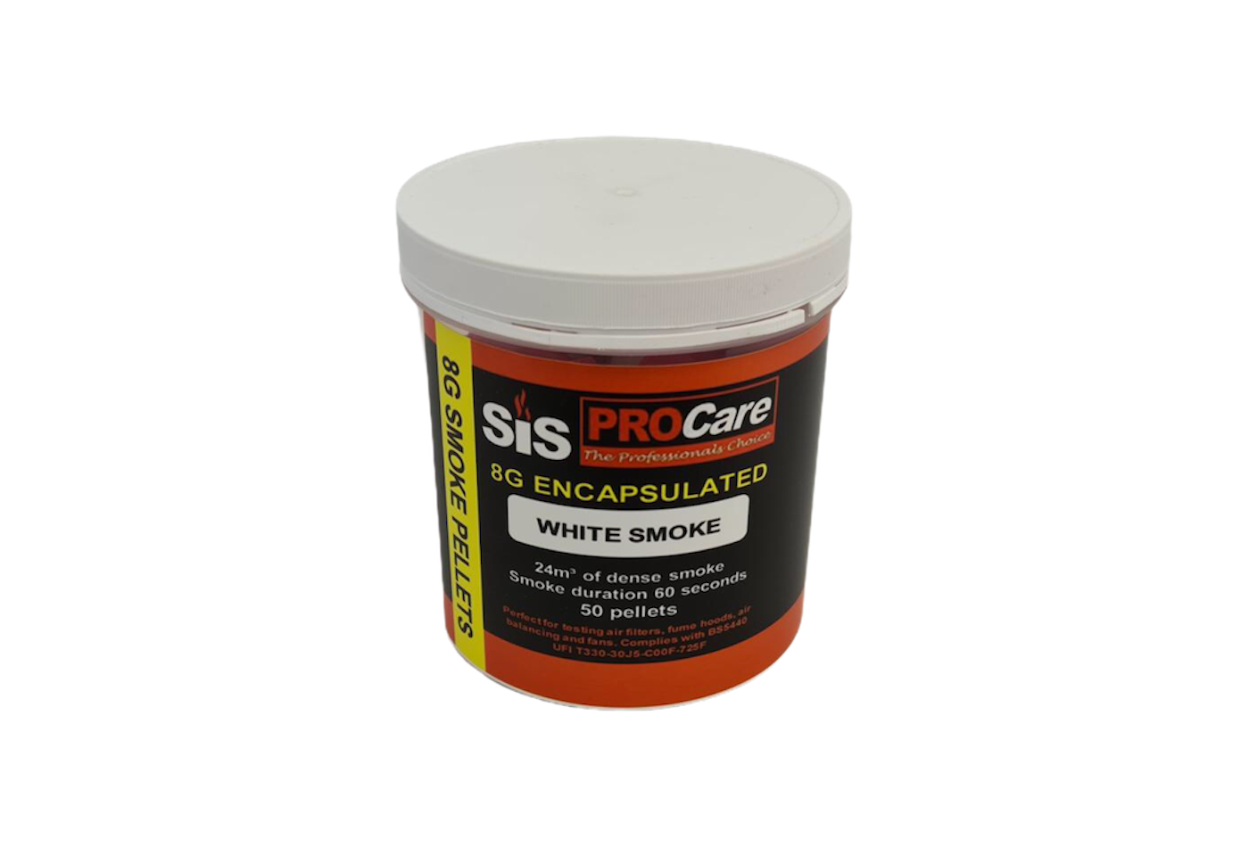 SiS ProCare 8g White Encapsulated Smoke  Pellet - Tub of 50