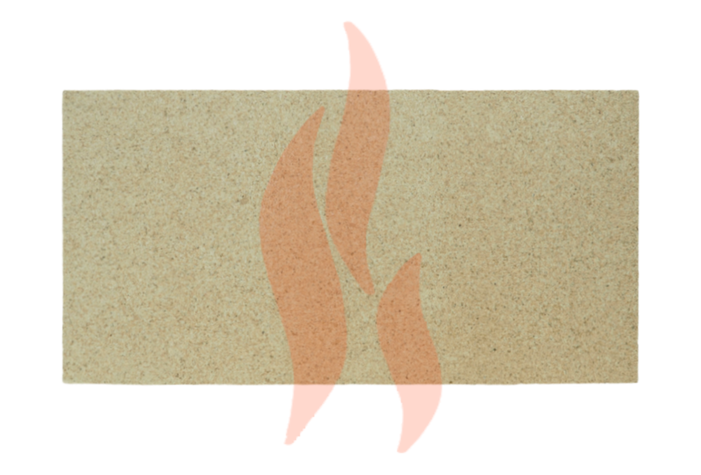 Aarrow i500 Back Vermiculite Fire Brick Replacement Stove Parts