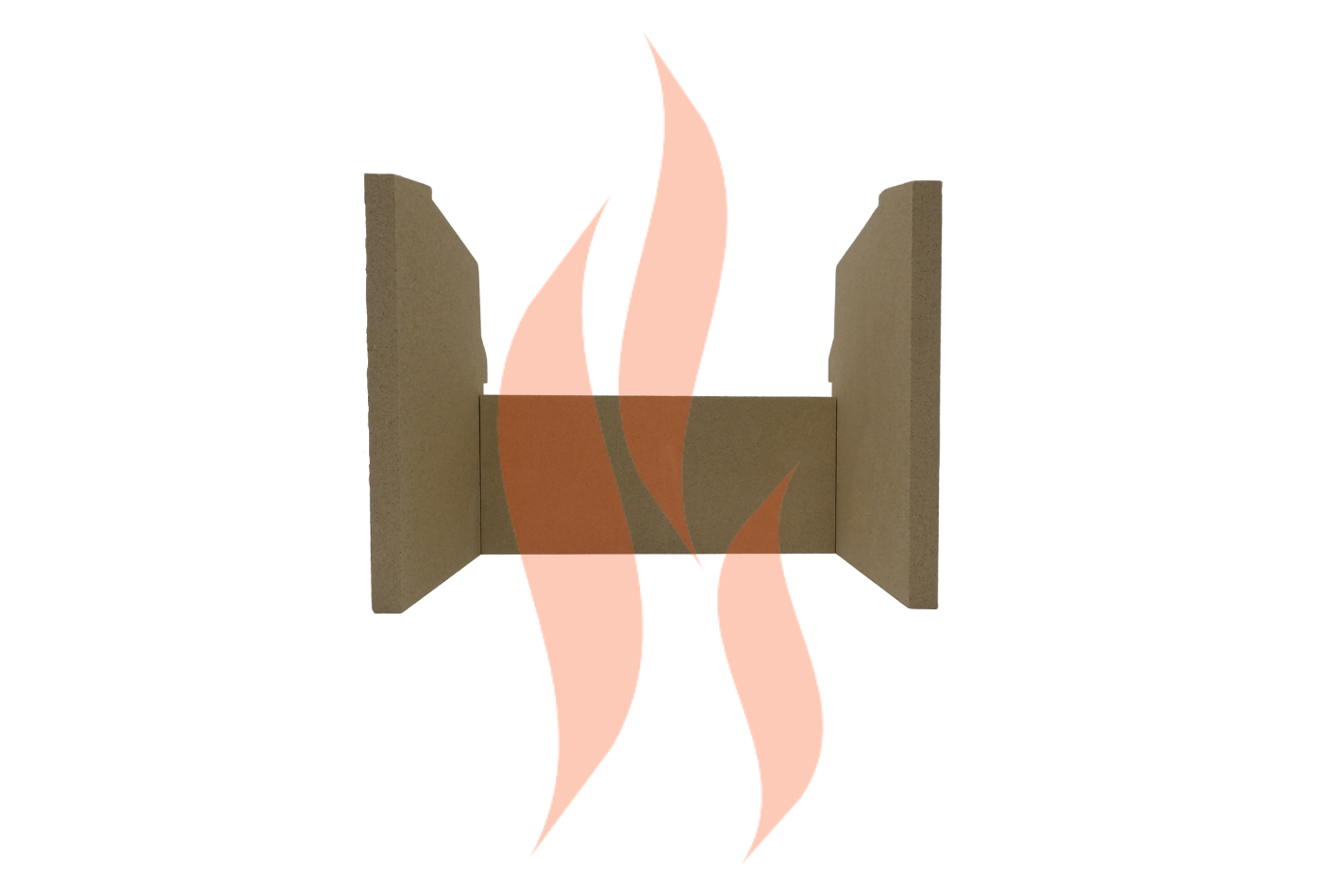 'Town & Country Rosedale Freestanding' Vermiculite Fire Brick Set