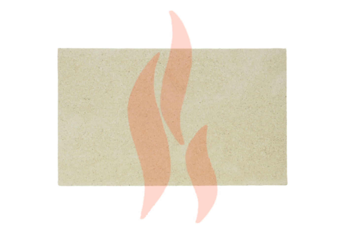 A Side Replacement Vermiculite Fire Brick suitable for Aarrow Ecoburn 9 Plus stoves.