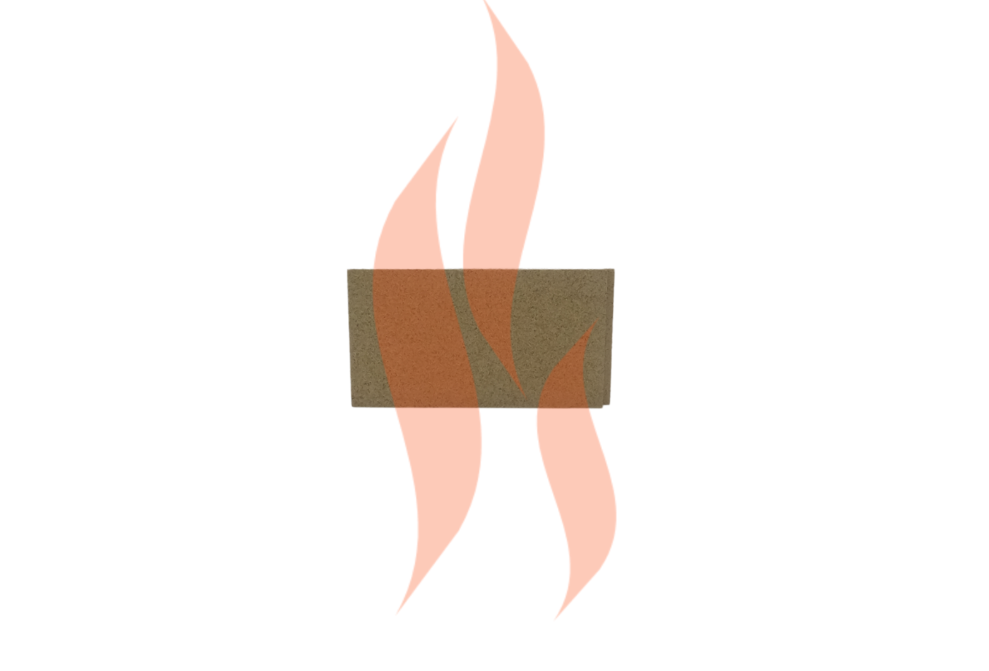 'Firefox 12' - Back Vermiculite Fire Brick