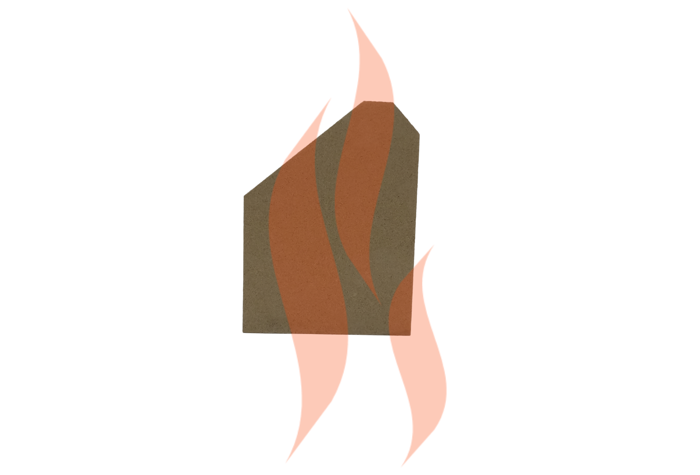 Mendip Churchill 6 MK1 Side Vermiculite Fire Brick Replacement