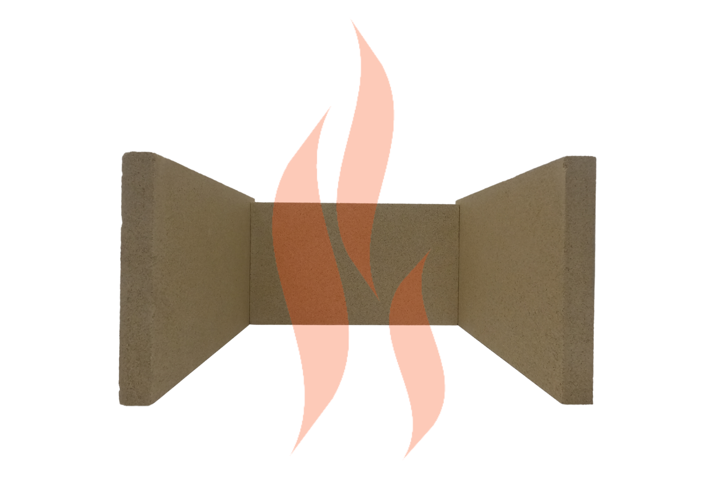 Woodwarm Fireview 6kW - Vermiculite Fire Brick Set | Replacement Stove Parts