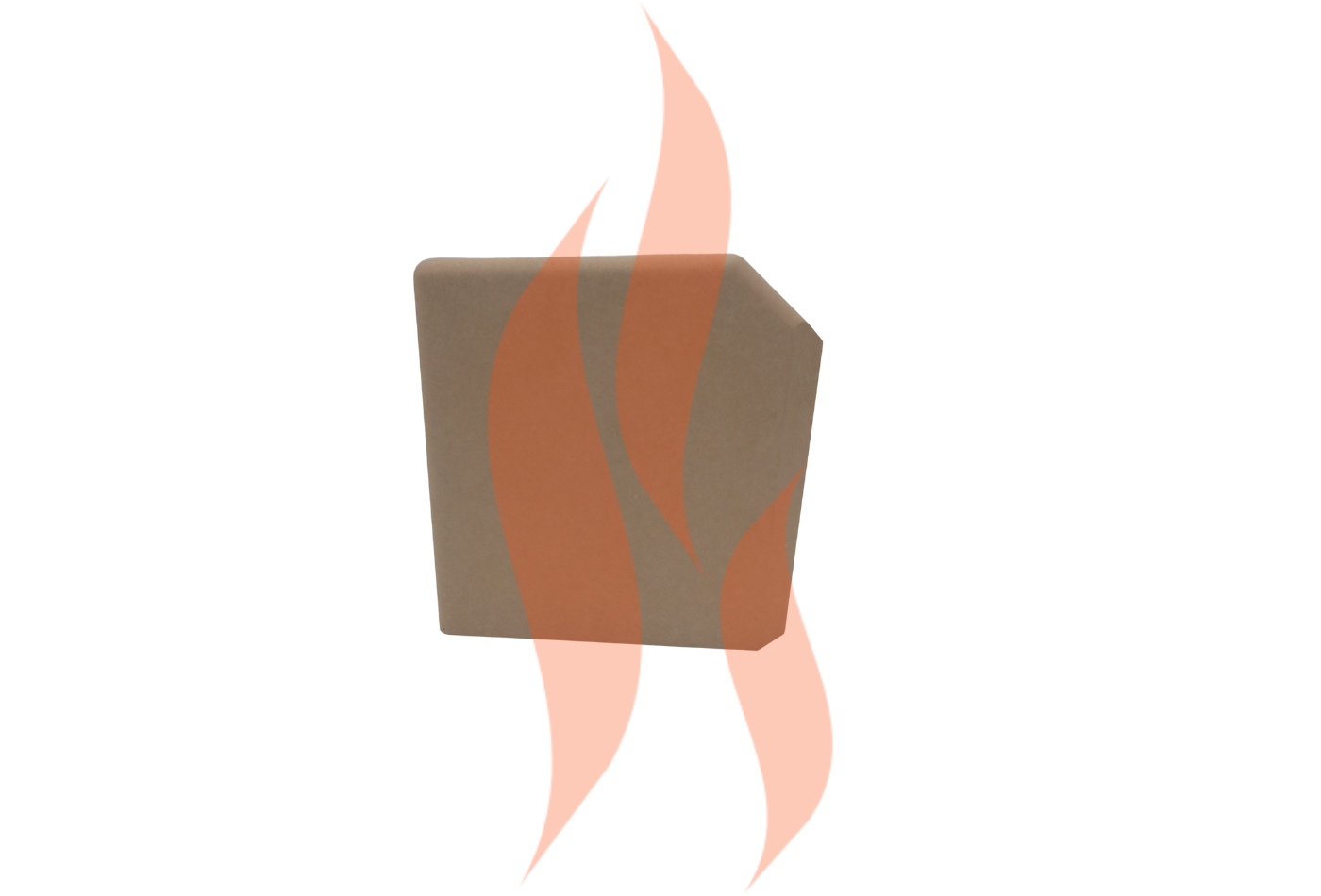 Fireline 5W Series V3 Left Side Brick Replacement Stove Parts