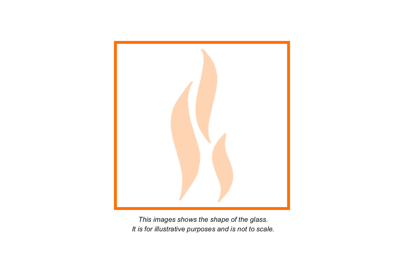 Aga/Coalbrookdale Stretton Inset (Rectangle) Replacement High