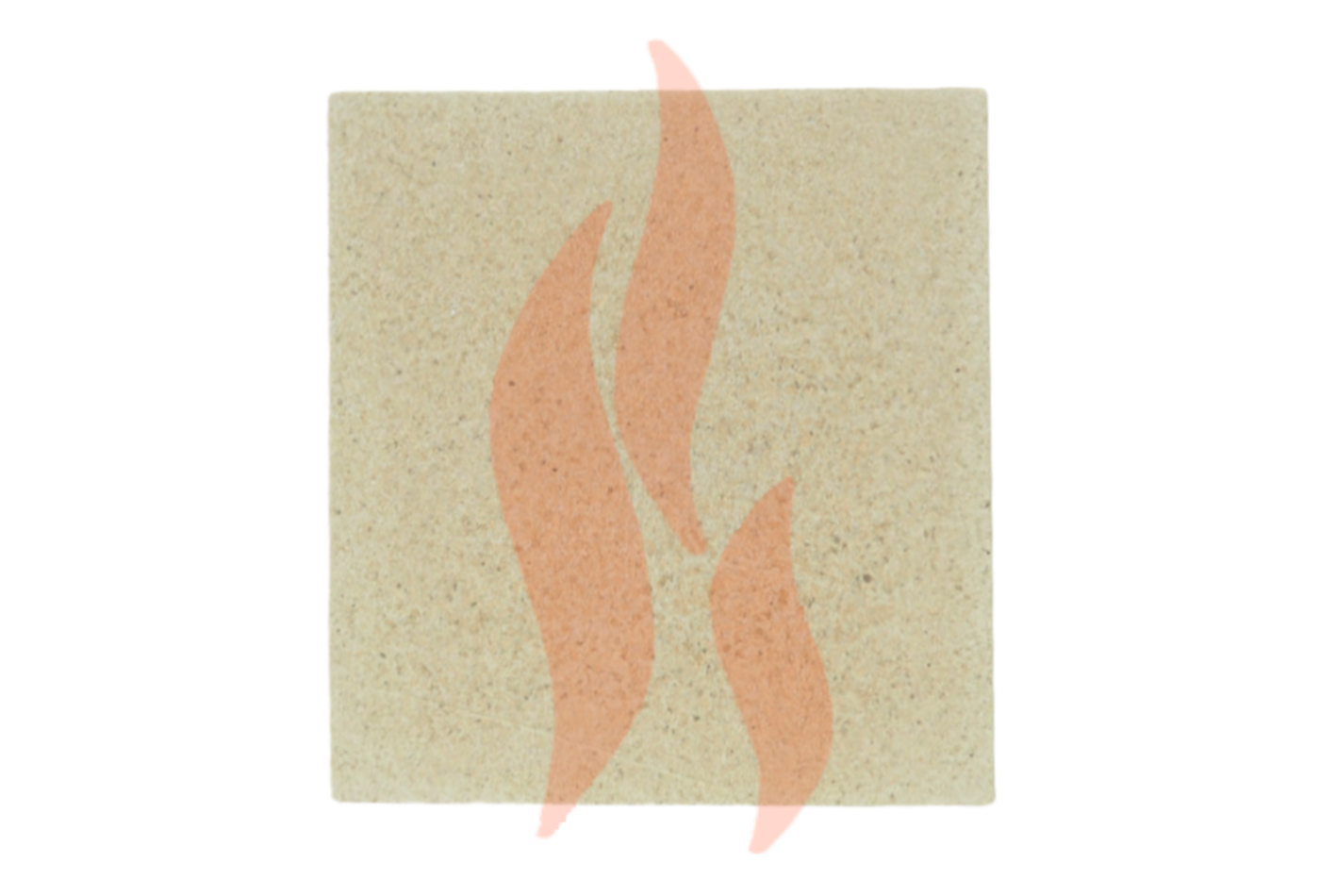 A Back Replacement Vermiculite Fire Brick suitable for Aarrow Ecoburn 7 Plus stoves.