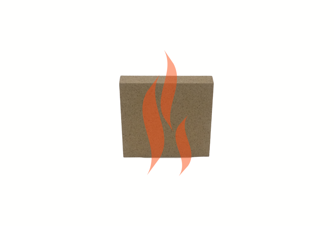 Stovax Riva F40 Avanti' - Rear Top Vermiculite Fire Brick | Replacement  Parts