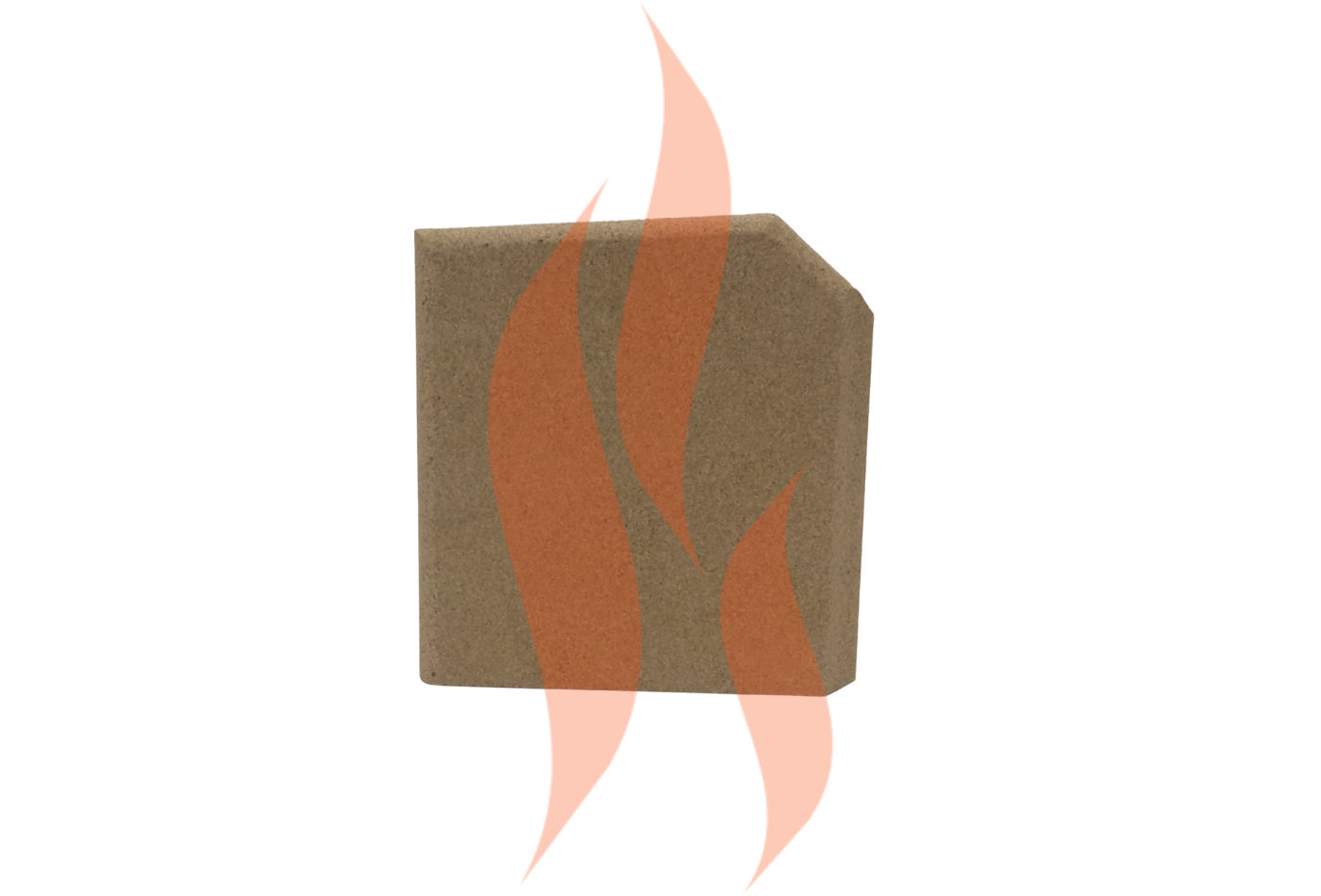 'Fireline FQ5 V3' Left Side Vermiculite Fire Brick Replacement