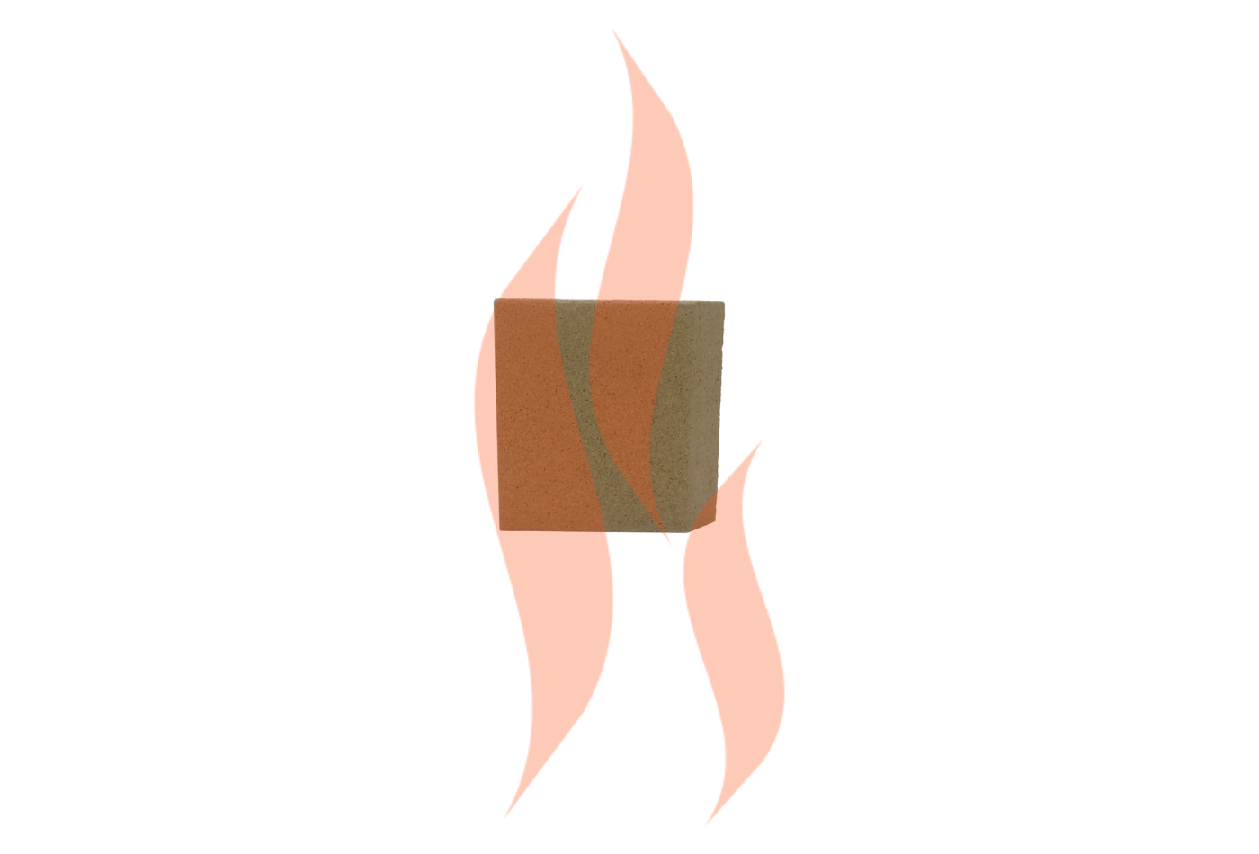 'Fireline FP4' - Side Vermiculite Fire Brick