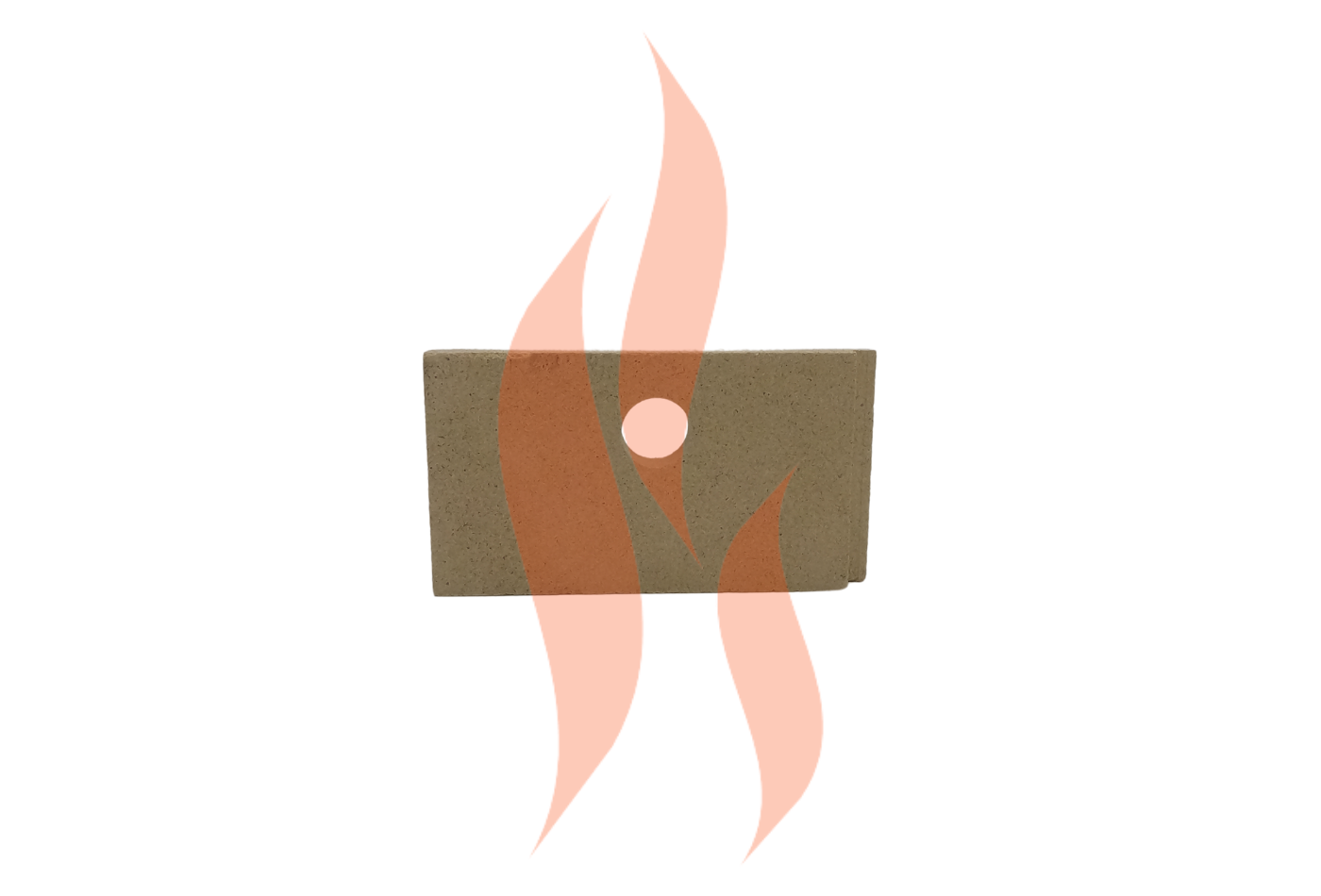 Suitable Replacement Baffle Brick for Castec Firemaster 5 Stove 260mm x 180mm x 