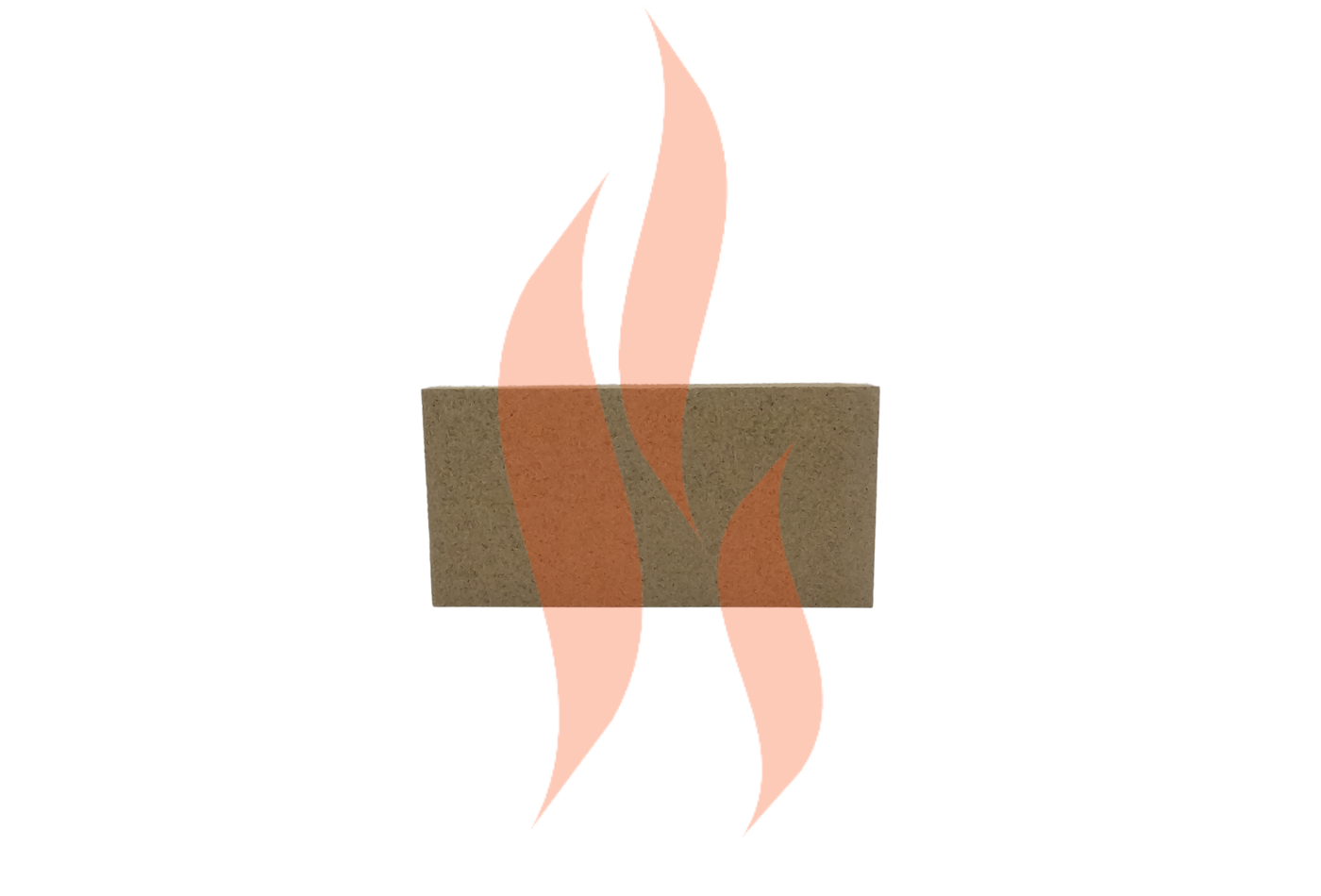 'Villager C' - Back Vermiculite Fire Brick