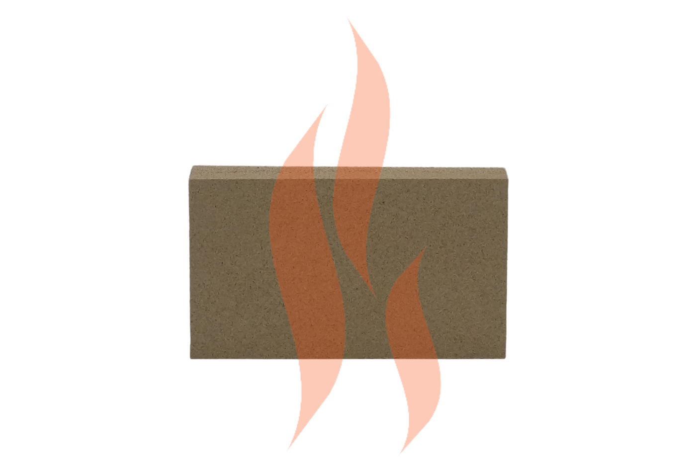 Rear Fire Brick  compatible with Aarrow Hamlet 7 Flat Wood Stove AFS1071 