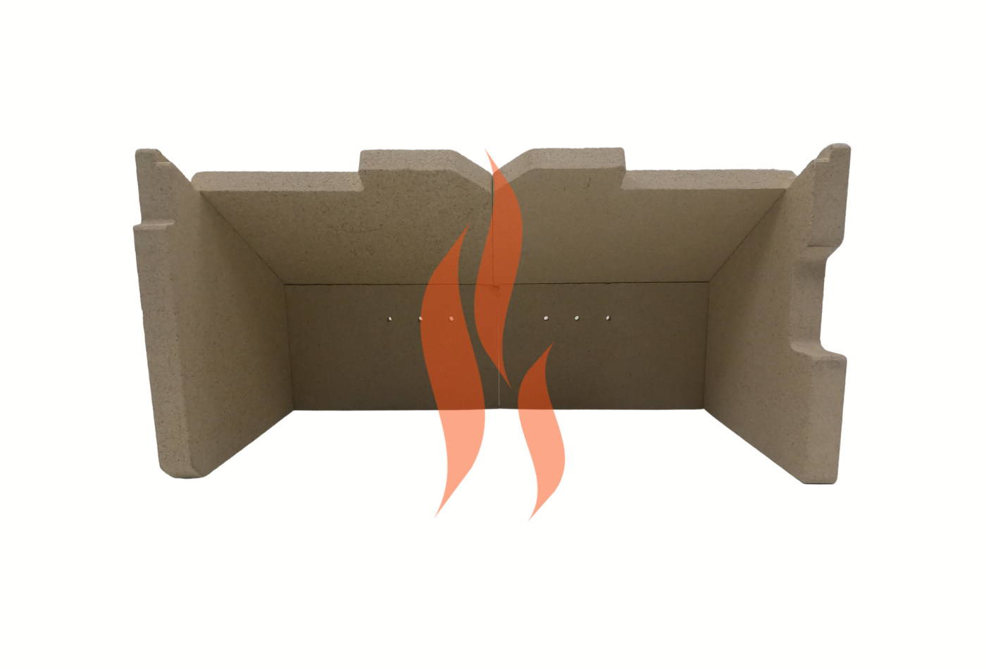 'Esse 155 Eco' Right Back Vermiculite Fire Brick Replacement Parts