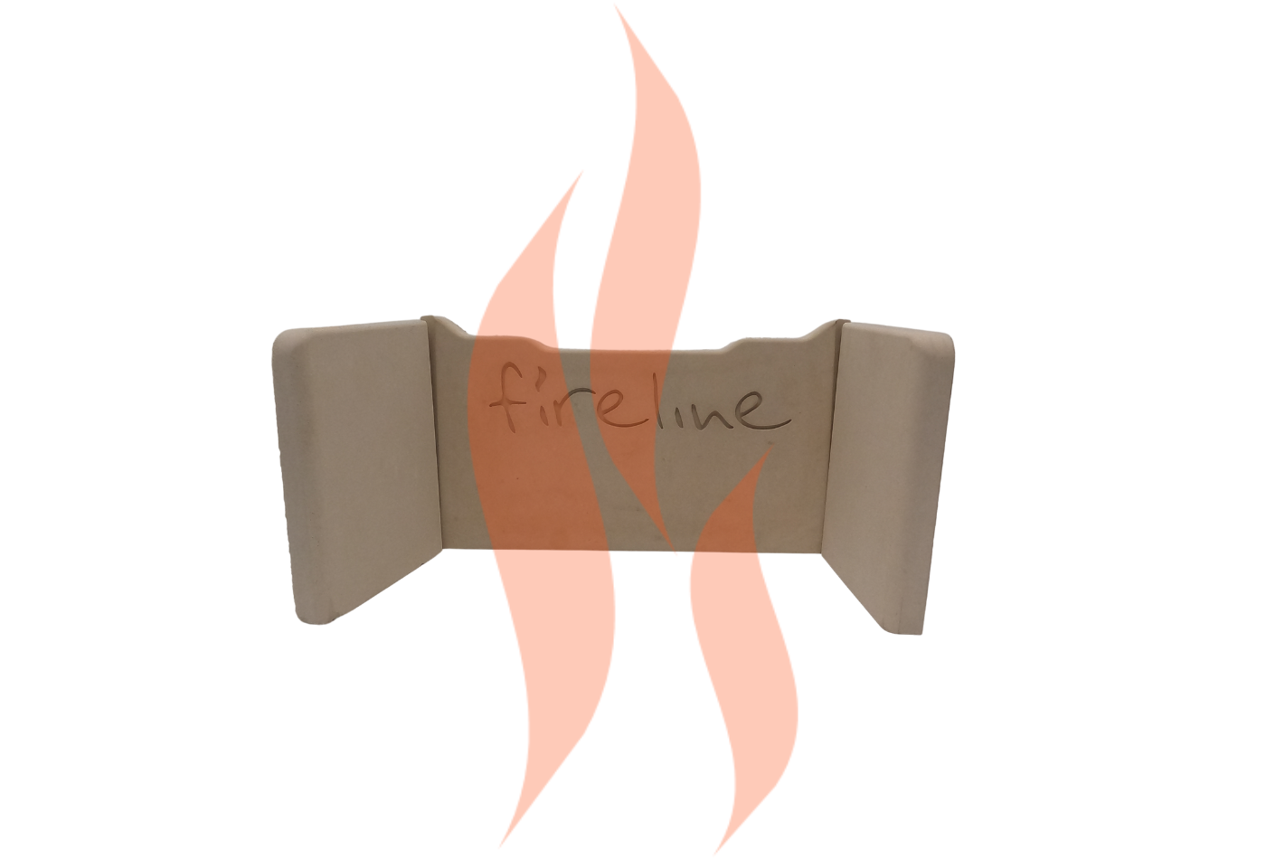 Fireline 5W Series V2 Ceramic Back Brick Replacement Stove Parts