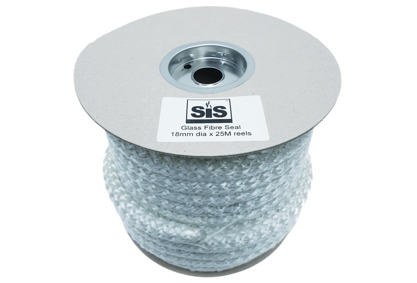 A 25 metre reel of 18mm standard stove rope - product code R1825