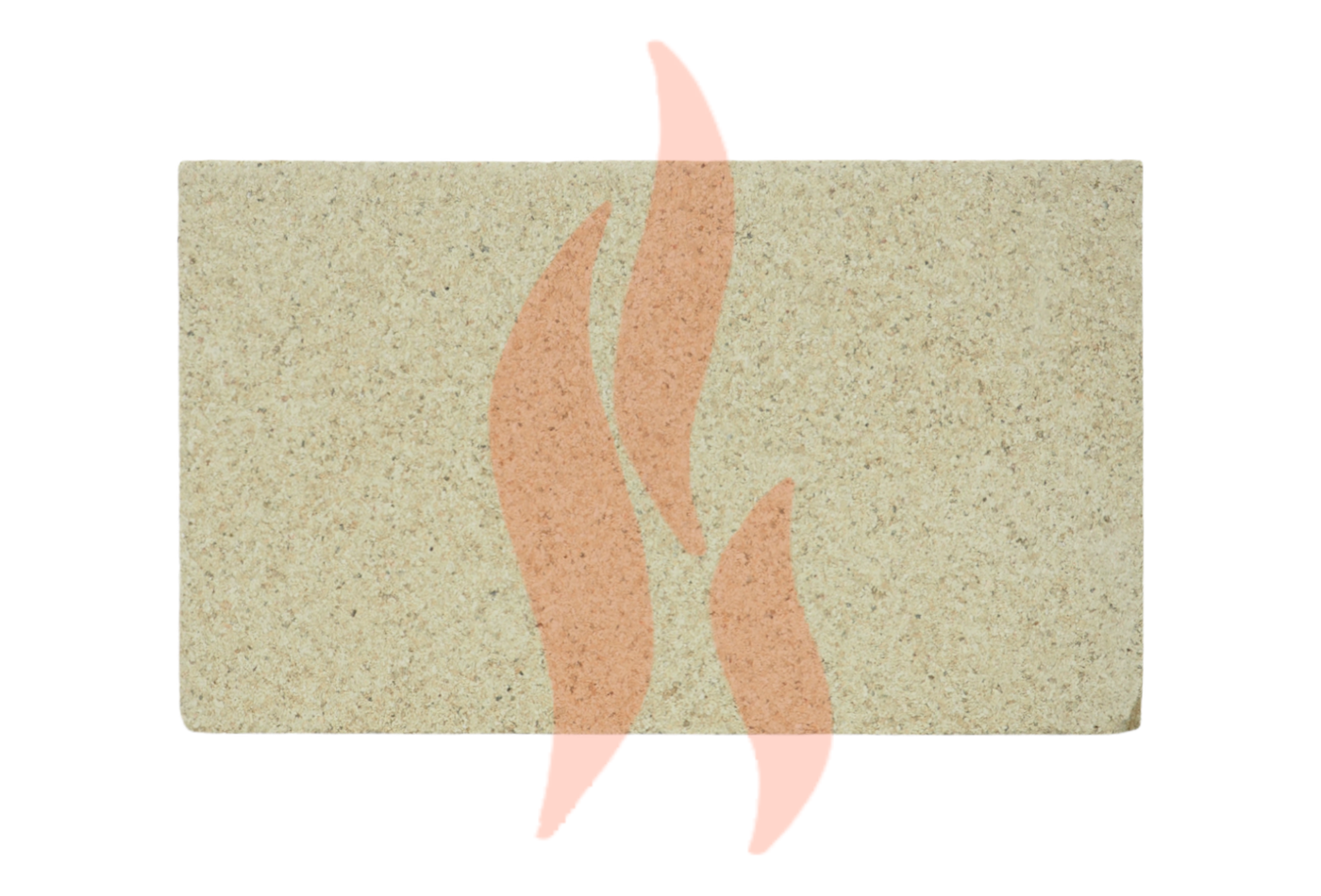 A Back Replacement Vermiculite Fire Brick suitable for Aarrow Acorn 4 stoves.
