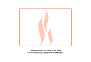 Micon - Nevada (Rectangle) | Replacement High Definition Stove Glass |  Stove Industry Supplies