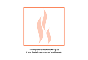 Pevex - X30 Cube (Rectangle) | Replacement High Definition Stove Glass |  Stove Industry Supplies