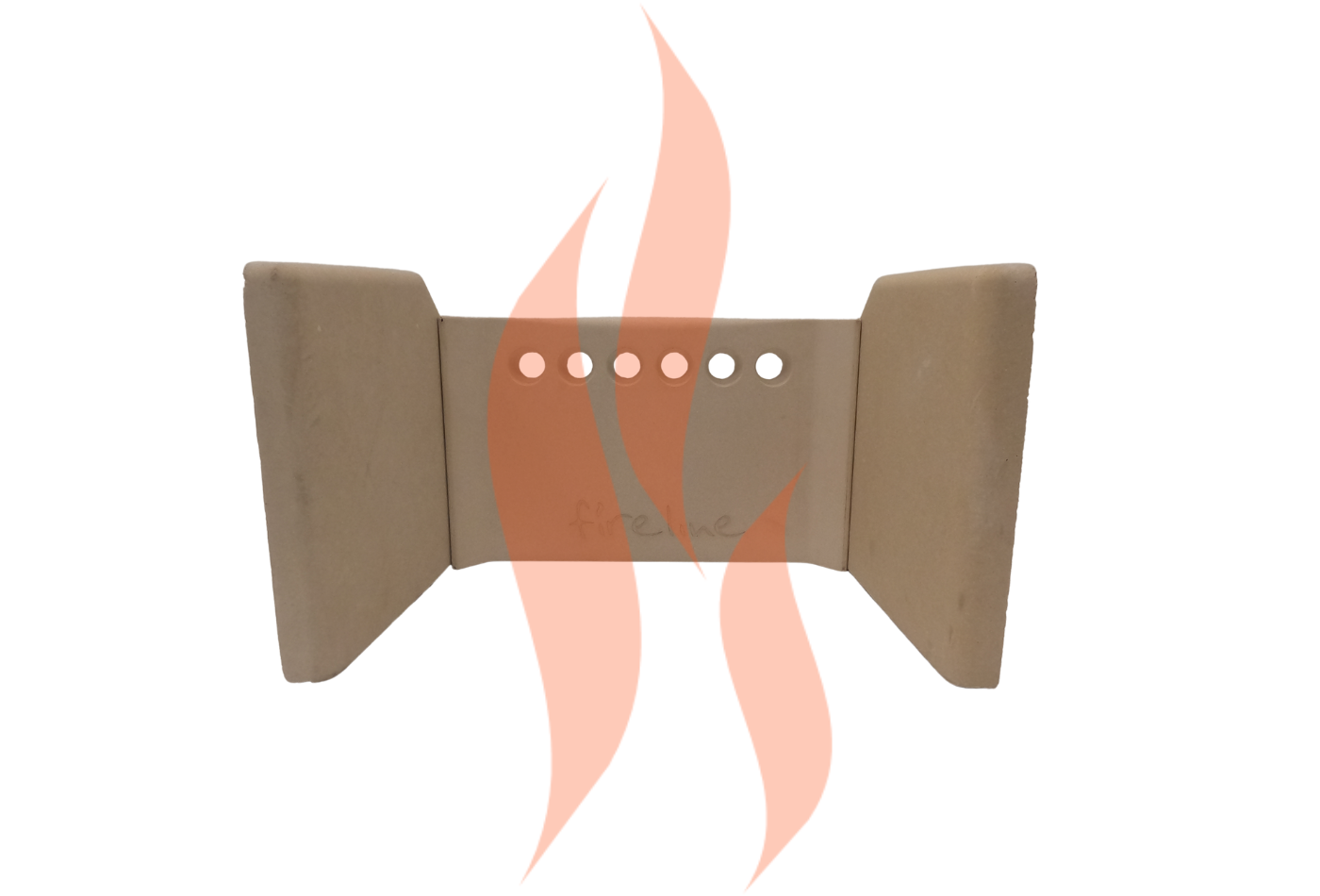 Fireline 5 Series V3 Ceramic Back Brick Replacement Stove Parts