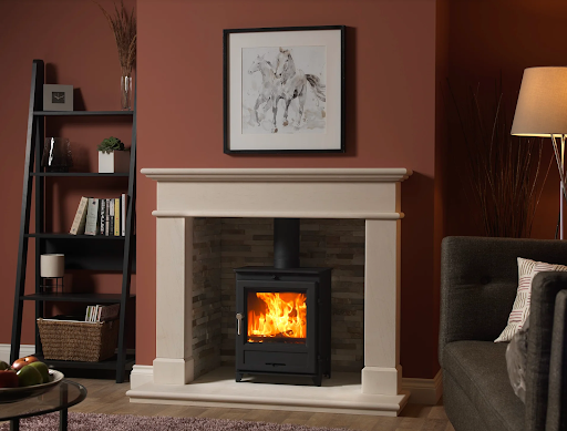 Woodburning Stove in home
