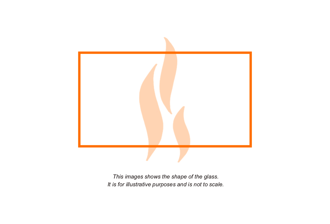 Flavel - Emberglow (Rectangle) | Replacement High Definition Stove Glass |  Stove Industry Supplies