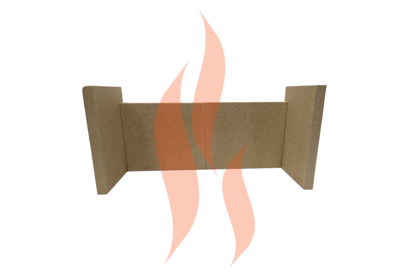 Clearview FB30500185 500 Solution Back Vermiculite Fire Brick Beige 