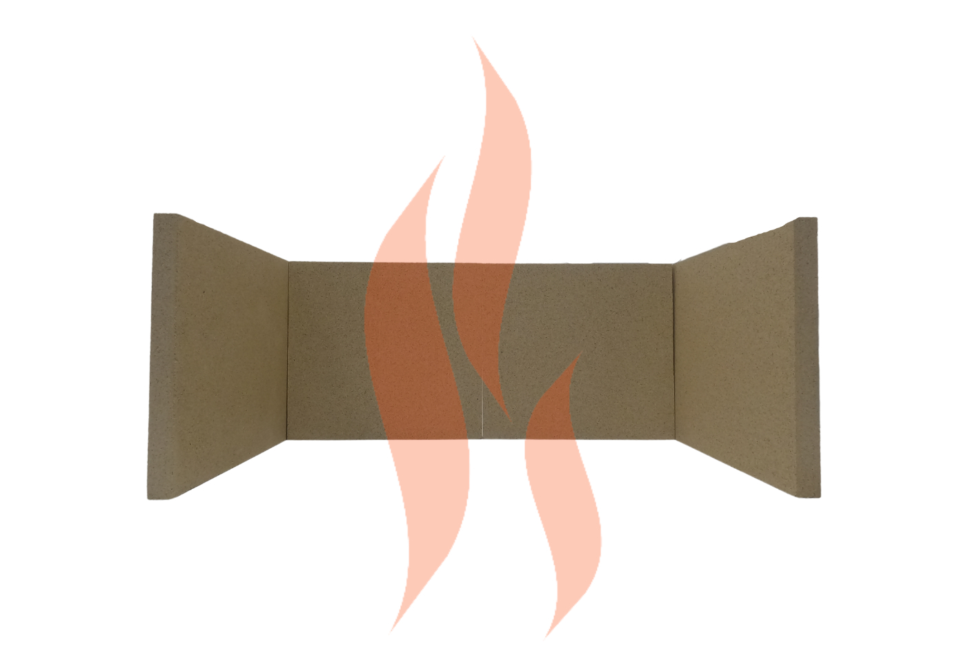 Full Fire Brick Set Compatible with FX5 & FP5W Fireline Medium Stoves Set 3 