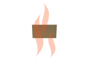 Stovax Riva 40 - Top Back Vermiculite Fire Brick | Replacement Stove Parts