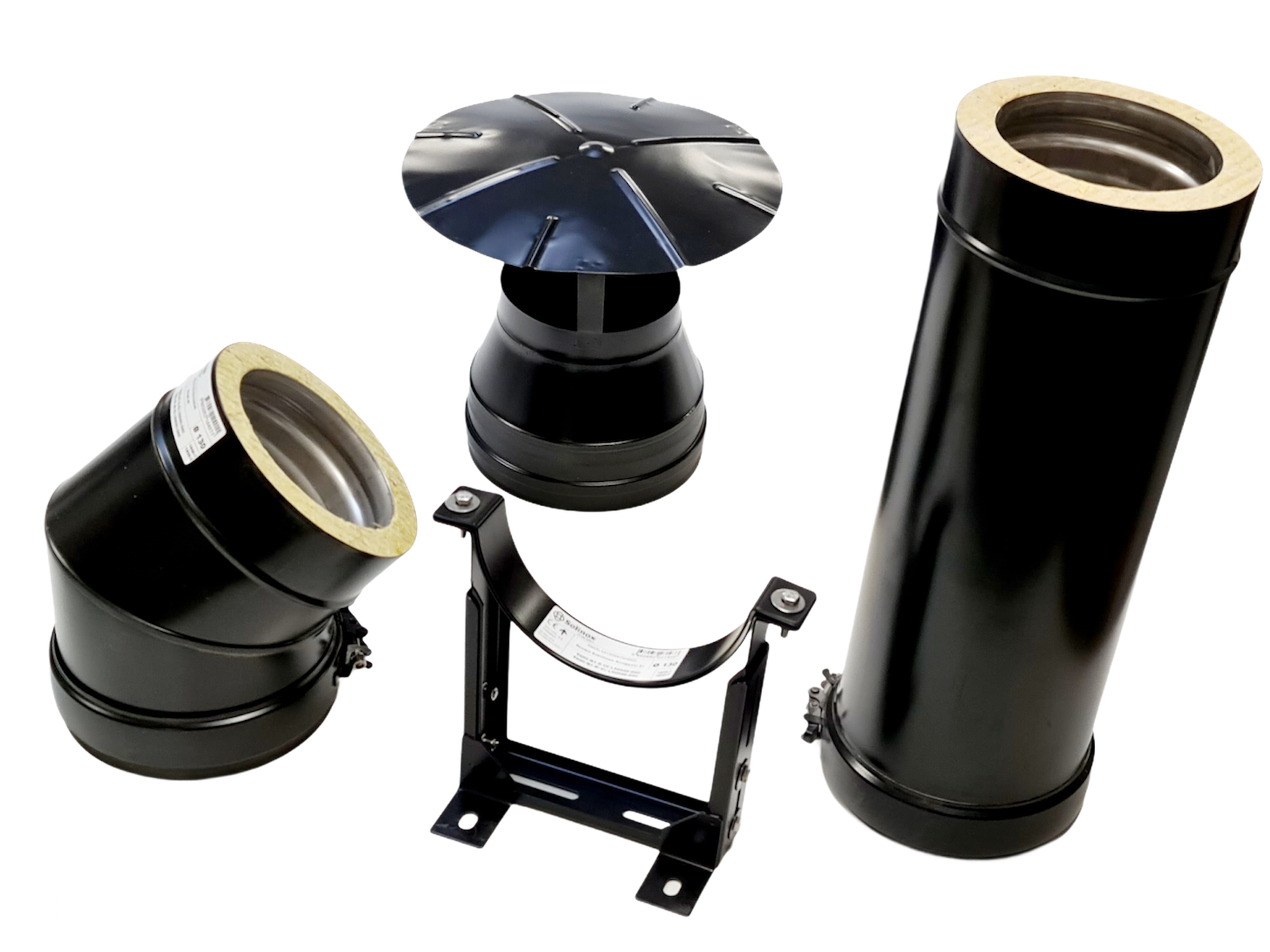 6 Inch (150mm) Solinox Twin Wall Chimney System Flue Systems Stove