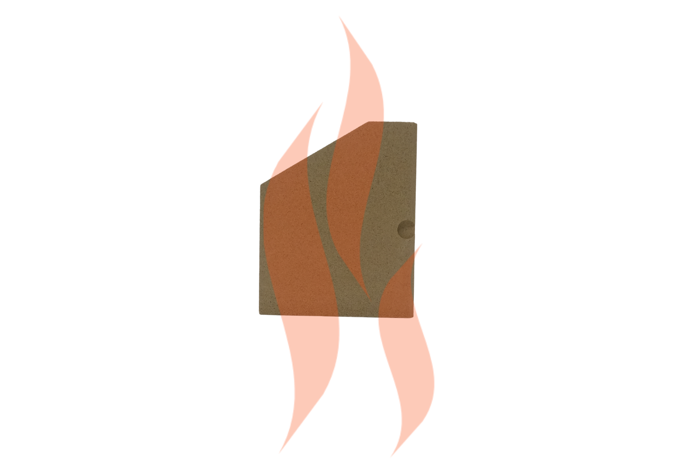 'Fireline FPi5' - Left Side Vermiculite Fire Brick